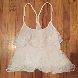 Abercrombie and Fitch White Top
